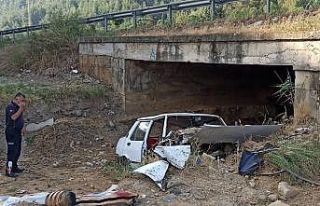 Yaşlı çifti kaza ayırdı