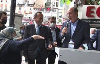 Yaşlı kadın İnce’ye elini öptürüp, söz istedi