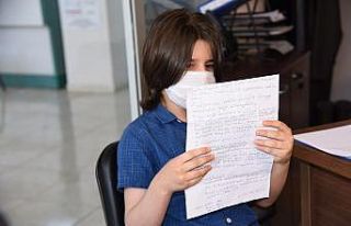 Yazdığı mektupla su tasarrufu çağrısında bulundu