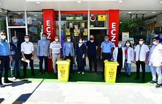 Yeşilyurt’ta atık ilaçlar çöpe gitmeyecek