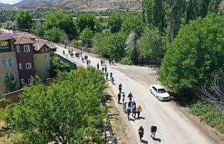 Yeşilyurt’ta doğa yürüyüşü yapıldı