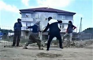 Yol kavgasında birbirlerine dehşeti yaşattılar