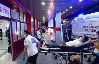 Yorgun mermi devriye gezen komiseri yaraladı