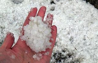 Yozgat’ta dolu etkili oldu