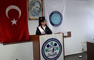 Yüksekokulda e-mezuniyet töreni