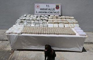 Yüksekova’da 181 kilogram uyuşturucu ele geçirildi