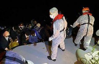 Yunan unsurları tarafından geri itilen 32 göçmen...
