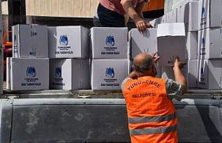 Yunusemre Belediyesi elini mazlumlara uzattı