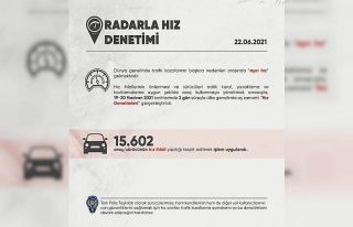Yurt genelindeki 2 günlük hız denetimlerinde 15...