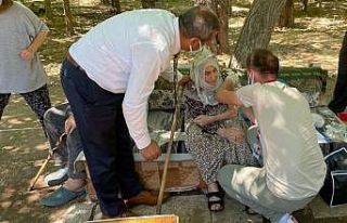 101 yaşındaki nine aşı olmak istedi, il sağlık...