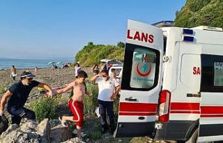 12 yaşındaki çocuk boğulma tehlikesi geçirdi