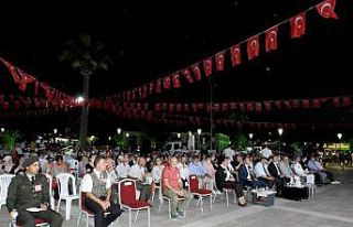 15 Temmuz şehitleri Çeşme’de anıldı