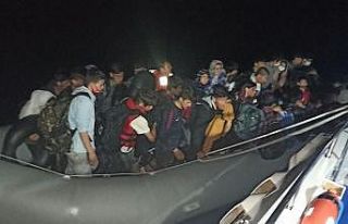 43 göçmenin kurtarılma anı saniye saniye kameralarda