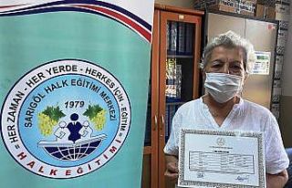 71 yaşında liseyi bitirdi, hedefi üniversite