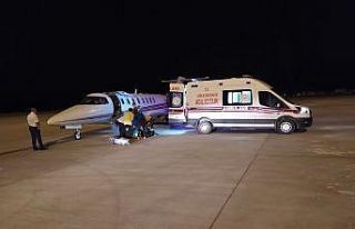 8 yaşındaki Akar, ambulans helikopterle Ankara’ya...
