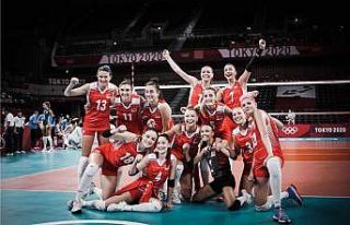 A Milli Kadın Voleybol Takımı çeyrek finalde