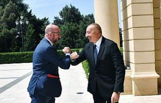 AB Konseyi Başkanı Michel, Azerbaycan Cumhurbaşkanı...
