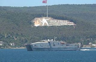 ABD Donanması’na ait ’USNS Yuma’, Çanakkale...