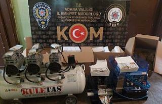 Adana’da 20 milyon 515 bin bandrolsüz makaron ele...