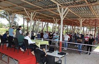 Adana’da 65 geçici işçi için kura çekimi yapıldı