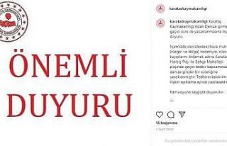 Adana’nın Karataş ilçesinde denize girmek yasaklandı