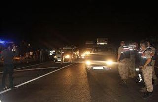 Adıyaman’da kapalı olan yol 12 saat sonra açıldı