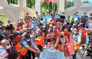 AFAD Gönüllüleri’nden, 15 Temmuz Şehitler Anıtı’na...