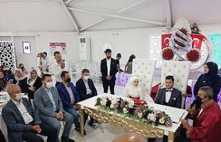 Afrin’de iki bacağını kaybeden gazi dünyaevine...