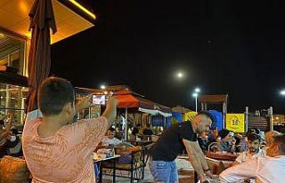 Ağrı’da dolunay görenleri hayran bıraktı