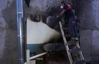 Ağrı’da iş yeri yangını