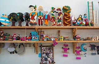 Ahşap oyuncak sanatı bu atölyede yaşatılıyor