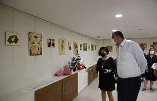 ‘Ahşap Yakma Sanatı Gölge Oyunları’ sergisi,...