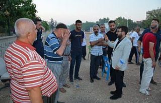 AK Parti Batman İl Başkanı vatandaşlarla bir araya...