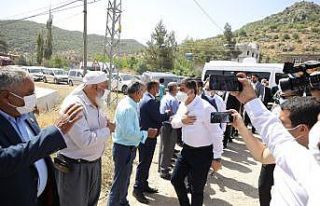 AK Parti heyeti muhtarlar ve mahalle sakinlerinin...
