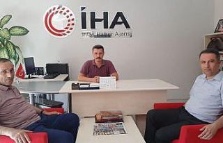 AK Parti İl Başkanı Dağtekin’den İHA’ya ziyaret