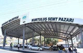 Aksaray’da Kurtuluş Semt Pazarı yenilendi
