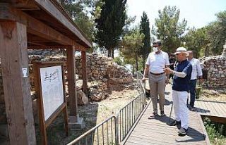 Alanya Kalesi’nde kazı çalışmaları sürüyor
