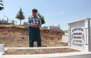 Alman vatandaşının mezarı başında 8 yıldır...
