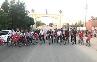 Altıntaş’ta 15 Temmuz şehitleri anısına bisiklet...