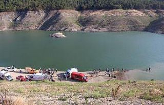 Amasya Suluova Derinöz Barajı’nda serinlemek için...