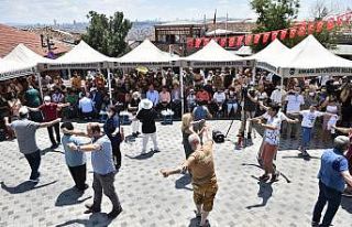 Ankara Kalesi “Kale Sanat Şenliği”yle renklendi