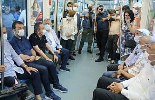 Antalya’da 3. Etap Raylı Sitemin test sürüşü...