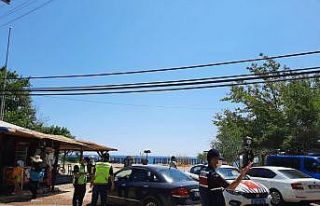 Antalya’da havadan ve karadan denetimde 225 sürücüye...