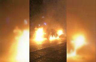 Antalya’da yanan otomobilde can pazarı