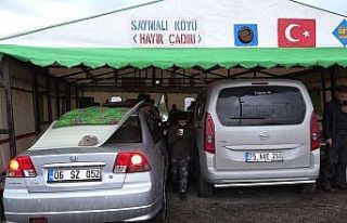 Araçları doludan korumak için taziye çadırı,...