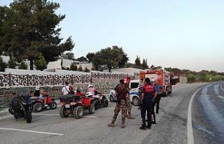 Araziden çıkan duman Özel Harekat polislerini harekete...