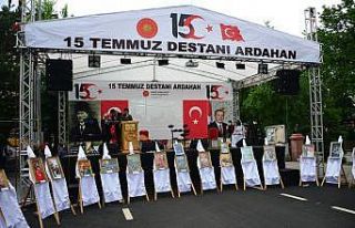 Ardahan’da 3 boyutlu 15 Temmuz resim sergisi