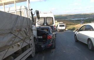 Arnavutköy’de 6 araçlı zincirleme trafik kazası:...