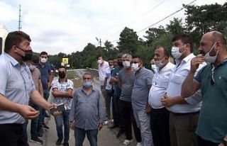 Arnavutköy’de onlarca minibüs kontak kapattı