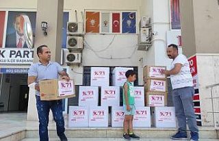 Artuklu 1071 Derneği 400 aileye yardım elini uzattı
